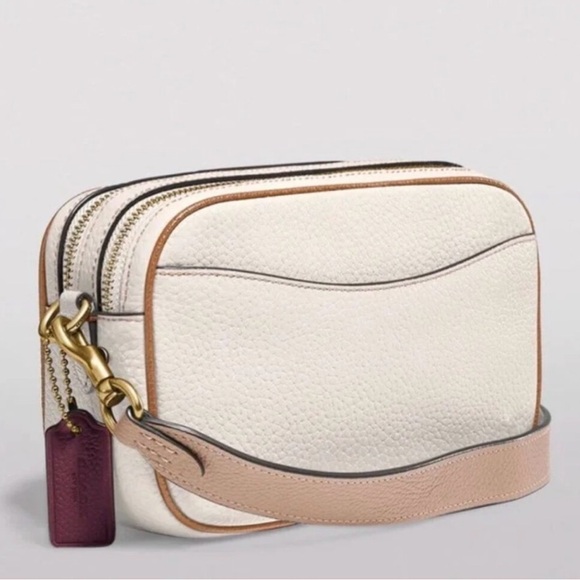 Coach Cream and Tan Crossbody Bag - Picture 4 of 6